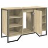 vidaXL Armoire lavabo de salle de bain ch&ecirc;ne sonoma 91x35x60 cm