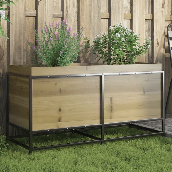 vidaXL Jardini&egrave;re 100x40x50 cm bois de pin impr&eacute;gn&eacute;