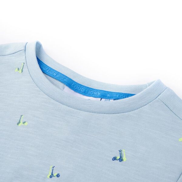 T-shirt pour enfants bleu clair 140