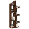 vidaXL Biblioth&egrave;que 48x25,5x140 cm Ch&ecirc;ne marron Bois d'ing&eacute;nierie
