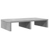 vidaXL Support de moniteur gris b&eacute;ton 50x27x10 cm bois d'ing&eacute;nierie
