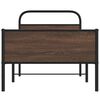 vidaXL Cadre de lit sans matelas 90x200cm ch&ecirc;ne marron bois ing&eacute;nierie