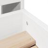vidaXL Cadre de lit sans matelas blanc 90x200 cm bois de pin massif