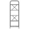 vidaXL &Eacute;tag&egrave;re Gris Sonoma 60 x 30 x 183 cm Bois d'ing&eacute;nierie
