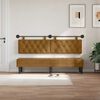 vidaXL T&ecirc;te de lit suspendue Marron 170 x 55 x 7 cm Velours
