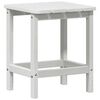 vidaXL Table d'appoint Blanc 38 x 38 x 46 cm Poly&eacute;thyl&egrave;ne