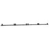 vidaXL Kit de quincaillerie de porte coulissante 400 cm acier noir
