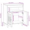 vidaXL Buffet Blanc 33,5 x 60 x 75 cm