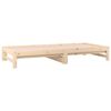 vidaXL Lit coulissant sans matelas 2x(90x190) cm