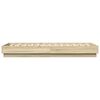 vidaXL Cadre de lit sans matelas ch&ecirc;ne sonoma 75x190 cm