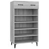 vidaXL Armoire &agrave; chaussures Sonoma gris 60x35x105 cm Bois d'ing&eacute;nierie