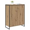 vidaXL Cabinet &agrave; chaussures avec porte Ch&ecirc;ne artisan 79 x 36 x 100 cm