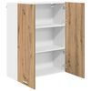 vidaXL Armoire suspendue avec porte Ch&ecirc;ne artisanal 80 x 31 x 100 cm