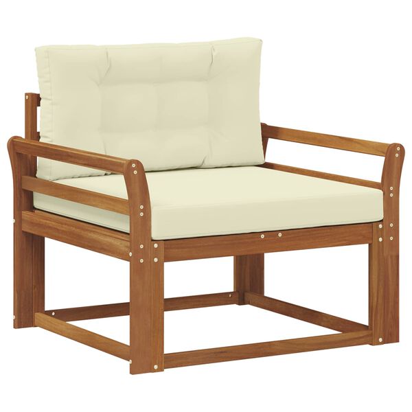vidaXL Sofa de milieu ext&eacute;rieur Bois d'Acacia Massif Naturel