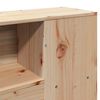 vidaXL Lit biblioth&egrave;que sans matelas 140x190 cm bois de pin massif
