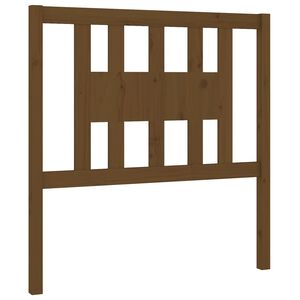 vidaXL T&ecirc;te de lit Marron miel 106x4x100 cm Bois massif de pin