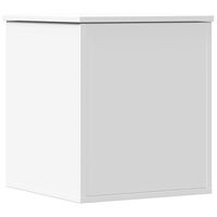 vidaXL Boîte de rangement blanc 40x42x46 cm bois d'ingénierie