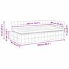 vidaXL Cadre de lit d'angle avec matelas 2 pcs Vert Velours
