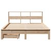 vidaXL Lit biblioth&egrave;que sans matelas 140x200 cm bois massif de pin