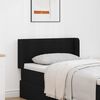 vidaXL Oreille de t&ecirc;te de lit Noir 40,5 x 40,5 x 4 cm PVC