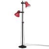vidaXL Lampadaire 25 W rouge d&eacute;lav&eacute; 25x25x90/160 cm E27