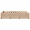 vidaXL Cadre de lit sans matelas avec tiroirs 120x200 cm bois pin