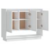 vidaXL Buffet Blanc 97x31x75 cm Bois d'ing&eacute;nierie
