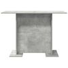 vidaXL Table de salle &agrave; manger / Table de repas Gris b&eacute;ton