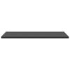 vidaXL Panneaux de biblioth&egrave;que 4 pcs Gris 60x40x1,5 cm Agglom&eacute;r&eacute;