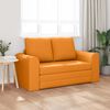 vidaXL Canap&eacute;-Lit 60cm Jaune fonc&eacute; tissu