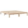 vidaXL Cadre de lit sans matelas 160x200 cm bois massif de pin