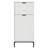 vidaXL Cabinet de salle de bain Blanc brillant 39,5 x 36 x 88 cm