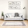 vidaXL Tapis lavable 80x150 cm Beige clair