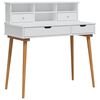 vidaXL Ensemble de Coiffeuse FAUSKE 2 pc Blanc 100 x 50 x 103,5 cm