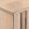 vidaXL Meuble TV blanc 105x34x46 cm bois massif de manguier