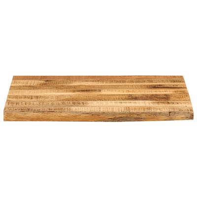 vidaXL Dessus de table 80x80x2,5 cm bord vif bois massif manguier brut