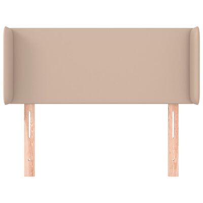 vidaXL Tête de lit avec oreilles Cappuccino 93x16x78/88 cm Similicuir