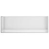 vidaXL Niche de Douche Argent&eacute; 90 x 30 x 9,5 cm Acier inoxydable