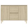 vidaXL Buffet ch&ecirc;ne sonoma 101x35x70 cm bois d'ing&eacute;nierie