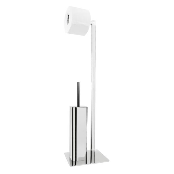 RIDDER Ensemble de brosse de toilette 2 en 1 Newcastle Chrome