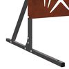 vidaXL &Eacute;cran de confidentialit&eacute; Gris 100 x 50 x 180 cm Acier patin&eacute;