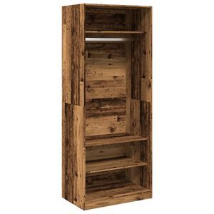 vidaXL Garde-robe vieux bois 80x50x200 cm bois d'ing&eacute;nierie