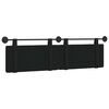 vidaXL T&ecirc;te de lit suspendue Noir 170 x 55 x 5 cm Simili cuir
