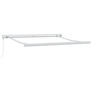 vidaXL Auvent r&eacute;tractable Noir 400 &times; 300 cm Aluminium