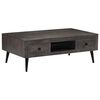 vidaXL Table basse bois de manguier massif 100x60x35 cm