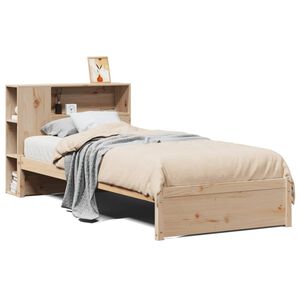 vidaXL Lit biblioth&egrave;que sans matelas 75x190 cm bois de pin massif