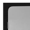 vidaXL &Eacute;tag&egrave;re Miroir Ch&ecirc;ne noir 60 x 10,5 x 37 cm Bois d'ing&eacute;nierie