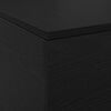 vidaXL Cadre de lit avec rangement Ch&ecirc;ne noir 160 x 200 cm
