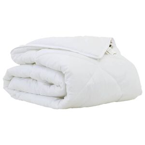 vidaXL Couette d'&eacute;t&eacute; 202 x 136 x 3 cm &Eacute;t&eacute; Polyester Blanc Respirant