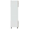 vidaXL Armoires de four 2 pcs Porto ch&ecirc;ne marron bois d'ing&eacute;nierie